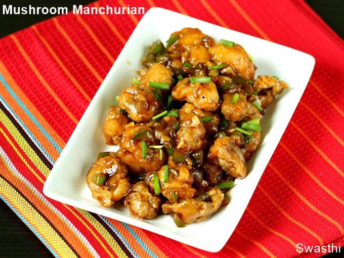 Mushroom Manchurian